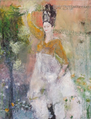 La danseuse en robe blanche