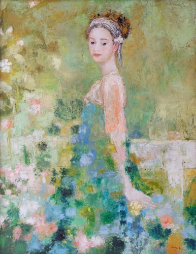 La robe bleue